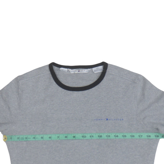 Tommy Hilfiger Womens Grey Crew Neck Long Sleeve Pullover Sweatshirt M