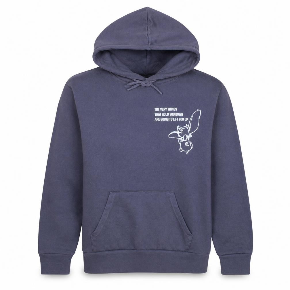 Disney Primark Cares Women's Grey Dumbo Hoodie UK 10/12 S Pullover