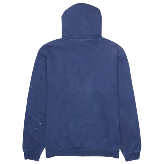 Puma Men's Blue XL Pullover Hoodie Sports Graphic Logo Sweatshirt