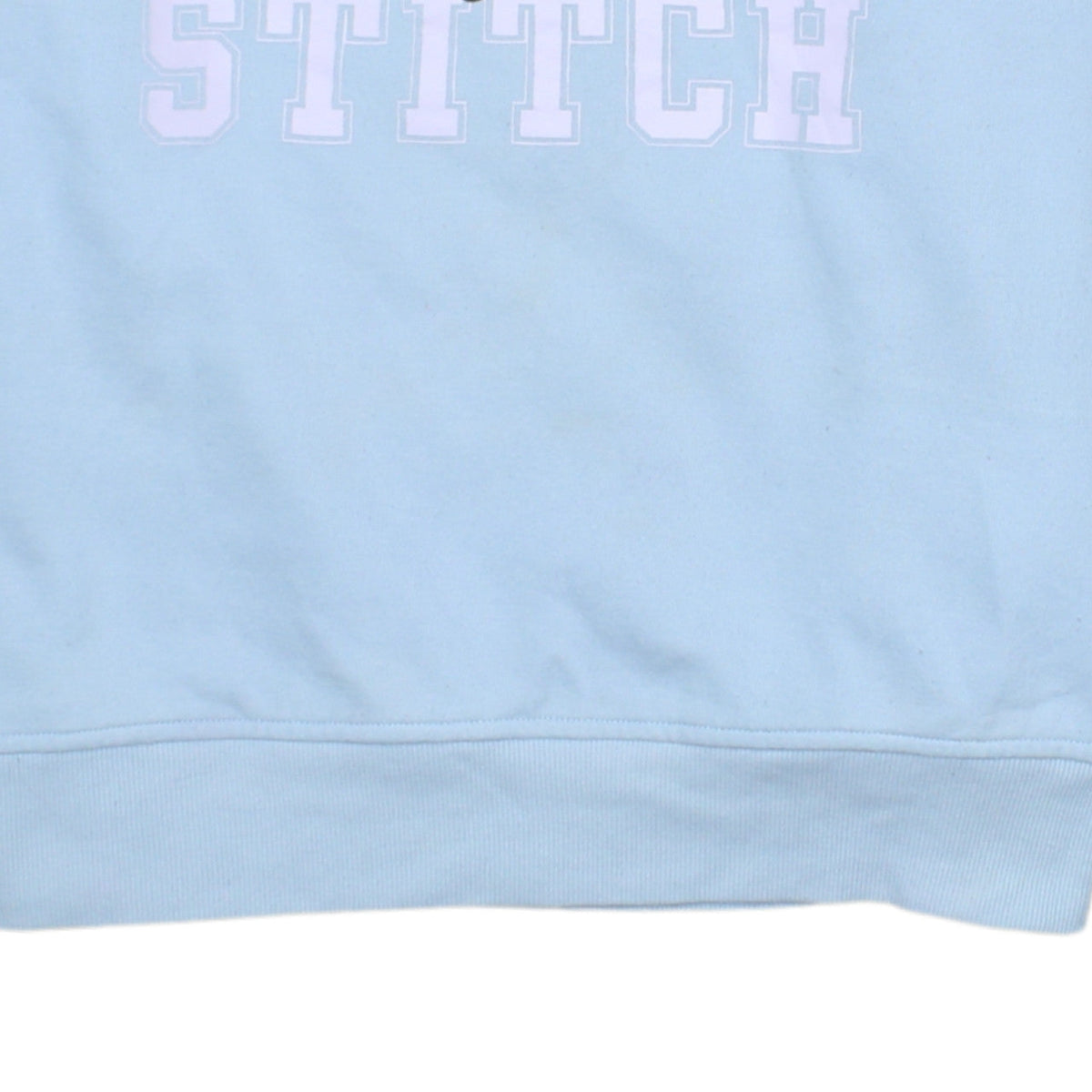 Disney x Primark Women Blue Stitch Sweatshirt XS Pullover Crew Neck