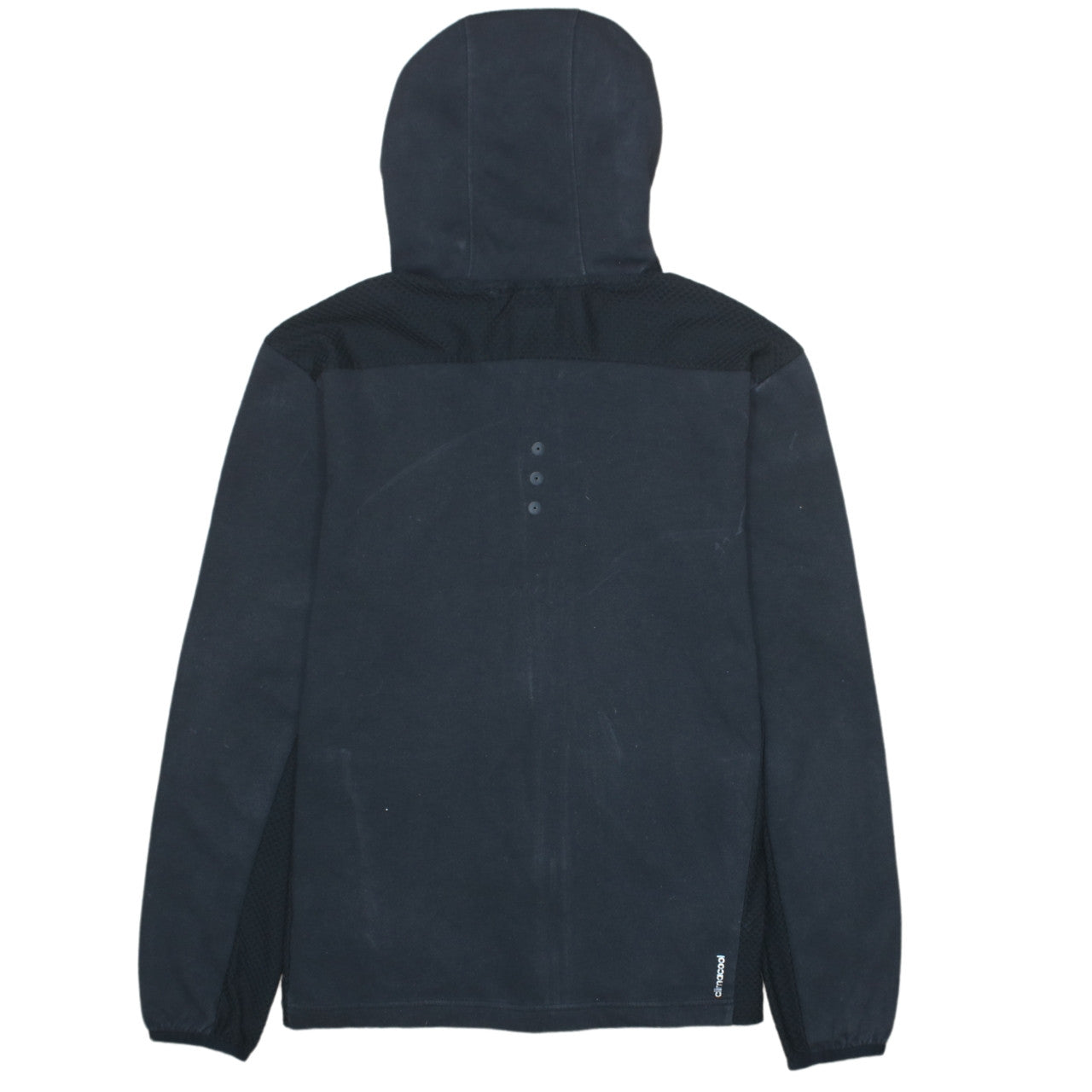 Adidas Men's Black Full Zip Hoodie S Sports Fleece Jacket