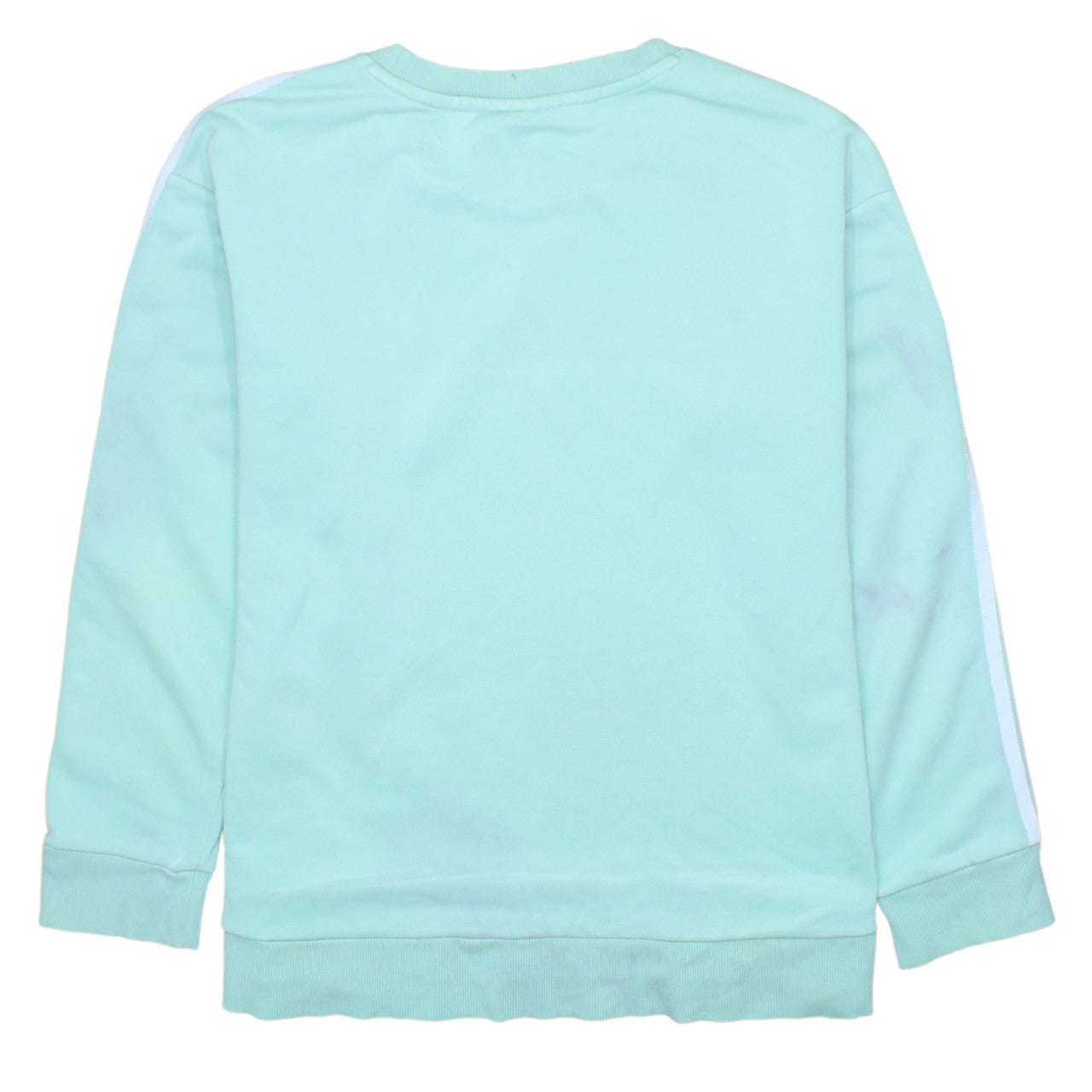 Adidas Women’s Mint Green Crew Neck Sweatshirt Size 10 Cotton Blend