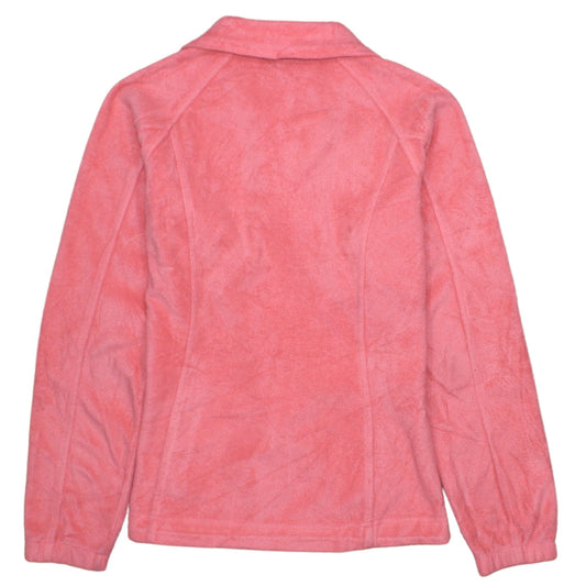 Columbia Women's Pink Fleece Full Zip Jacket XS Regular Outdoor