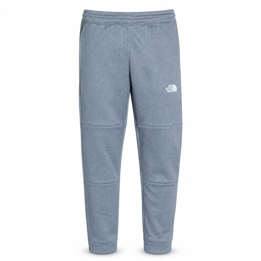 Front view of The North Face boys’ grey fleece jogger trousers l youth activewear