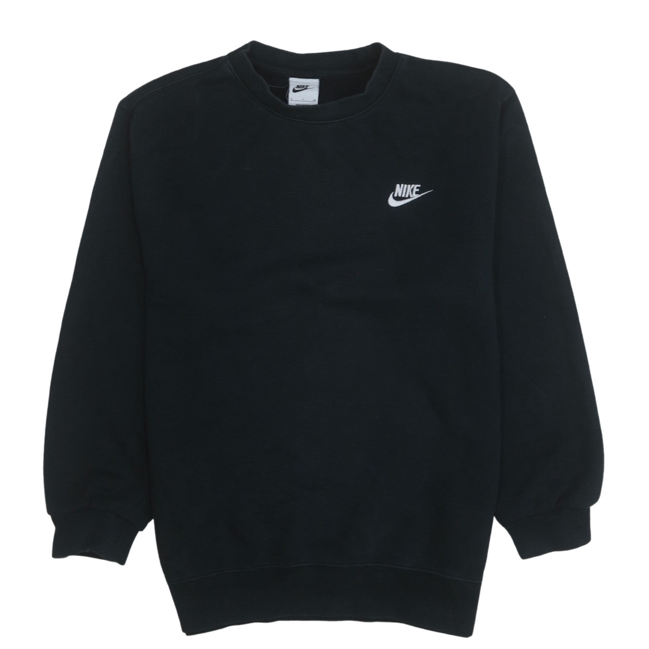 Nike Men's Black Small Crew Neck Pullover Sweatshirt