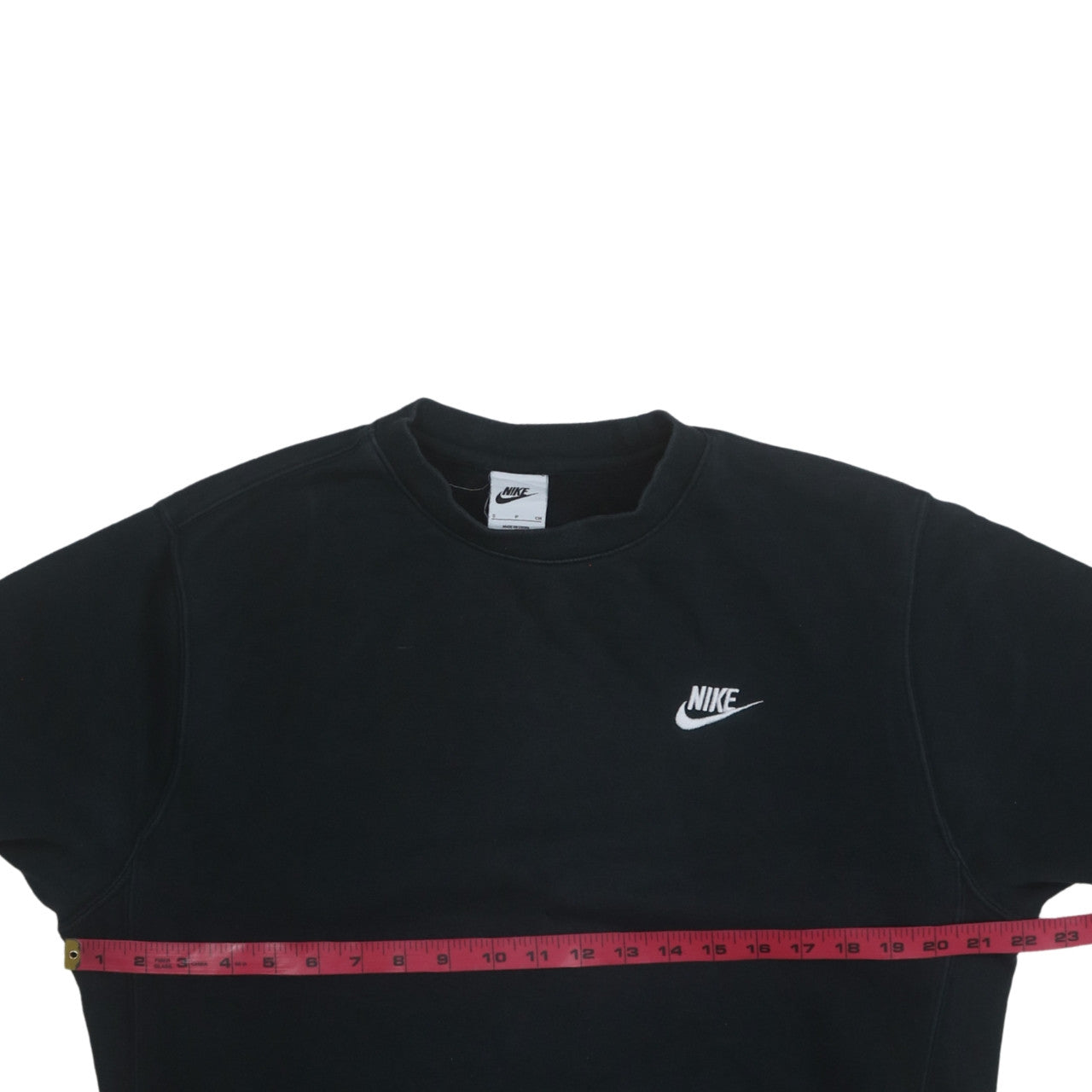 Nike Men's Black Small Crew Neck Pullover Sweatshirt