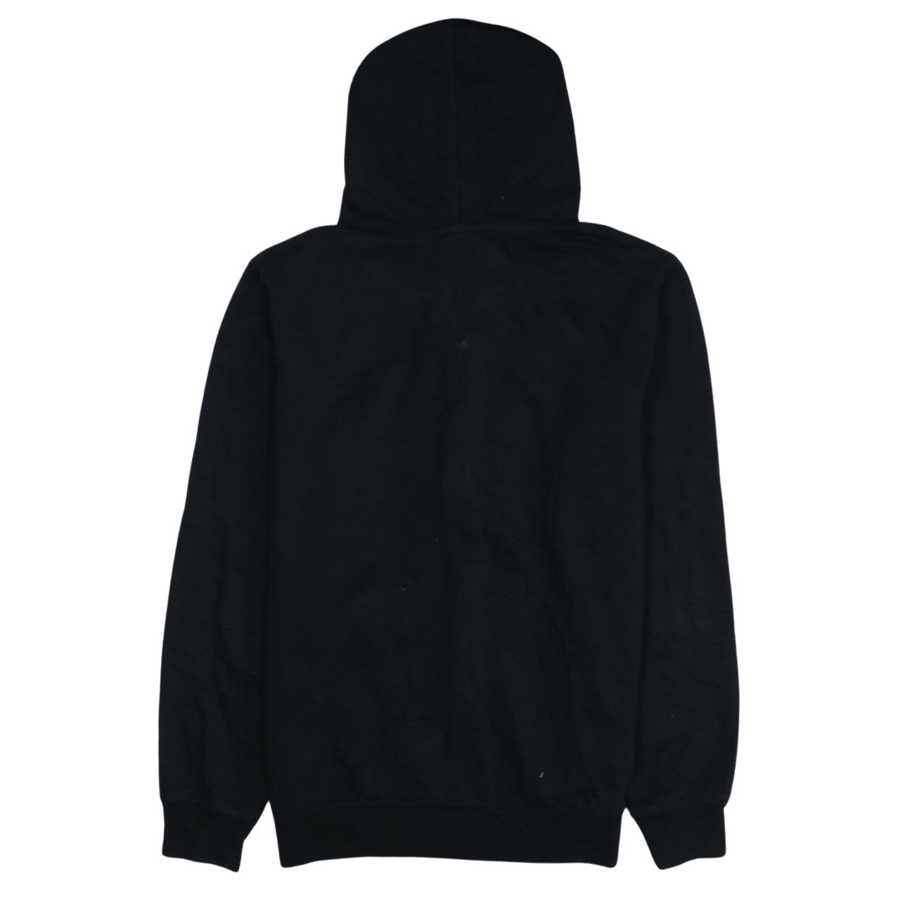 Kappa Women Black Full Zip Hoodie Medium Polyester Cotton