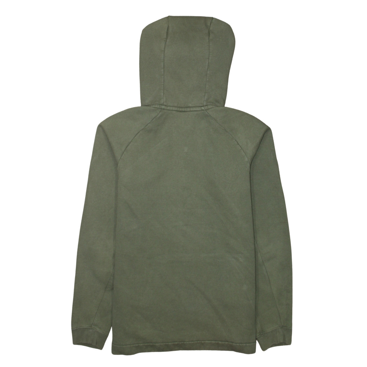 Nike Mens Green 1/4 Zip Hooded Sweatshirt M Regular Fit