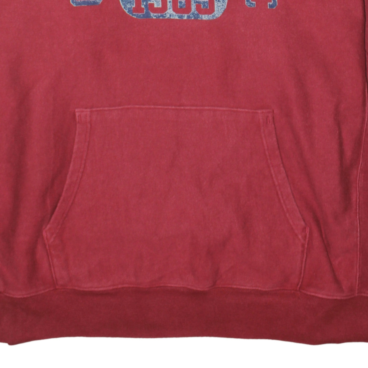 GAP Men's Red Pullover Hoodie XL 1969 Athletic Fleece Graphic Sweatshirt