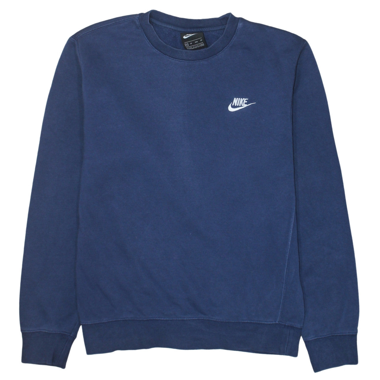 Nike Men's Blue XS Crew Neck Pullover Sweatshirt Logo Sportswear