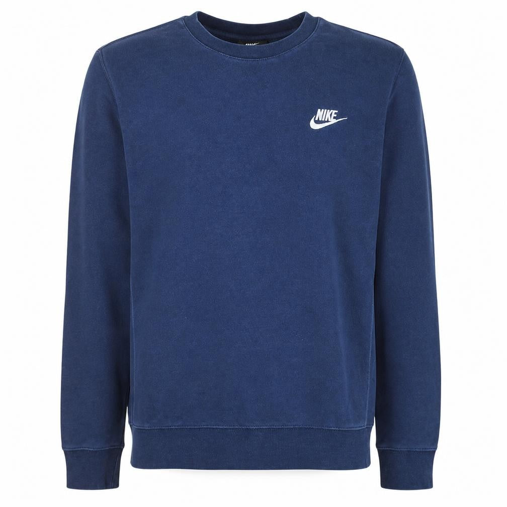 Nike Men's Blue XS Crew Neck Pullover Sweatshirt Logo Sportswear