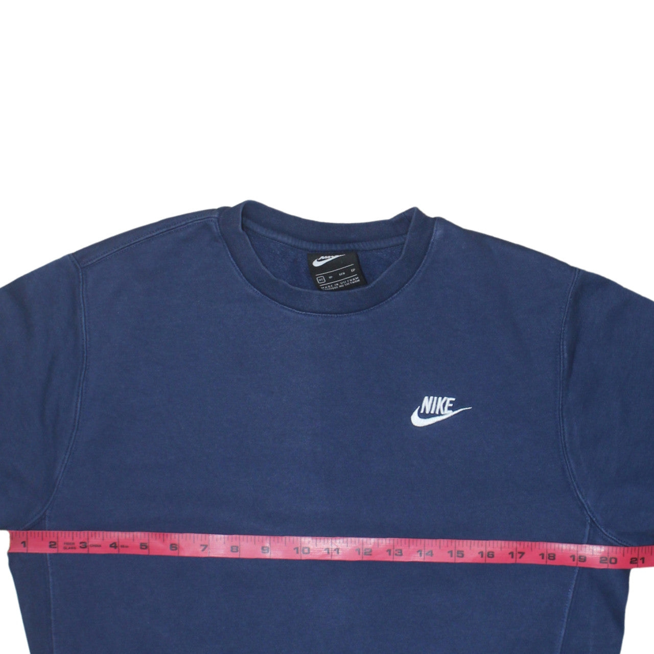 Nike Men's Blue XS Crew Neck Pullover Sweatshirt Logo Sportswear