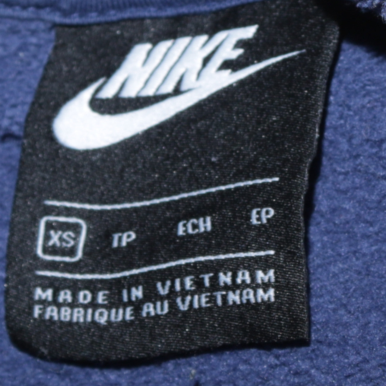 Nike Men's Blue XS Crew Neck Pullover Sweatshirt Logo Sportswear