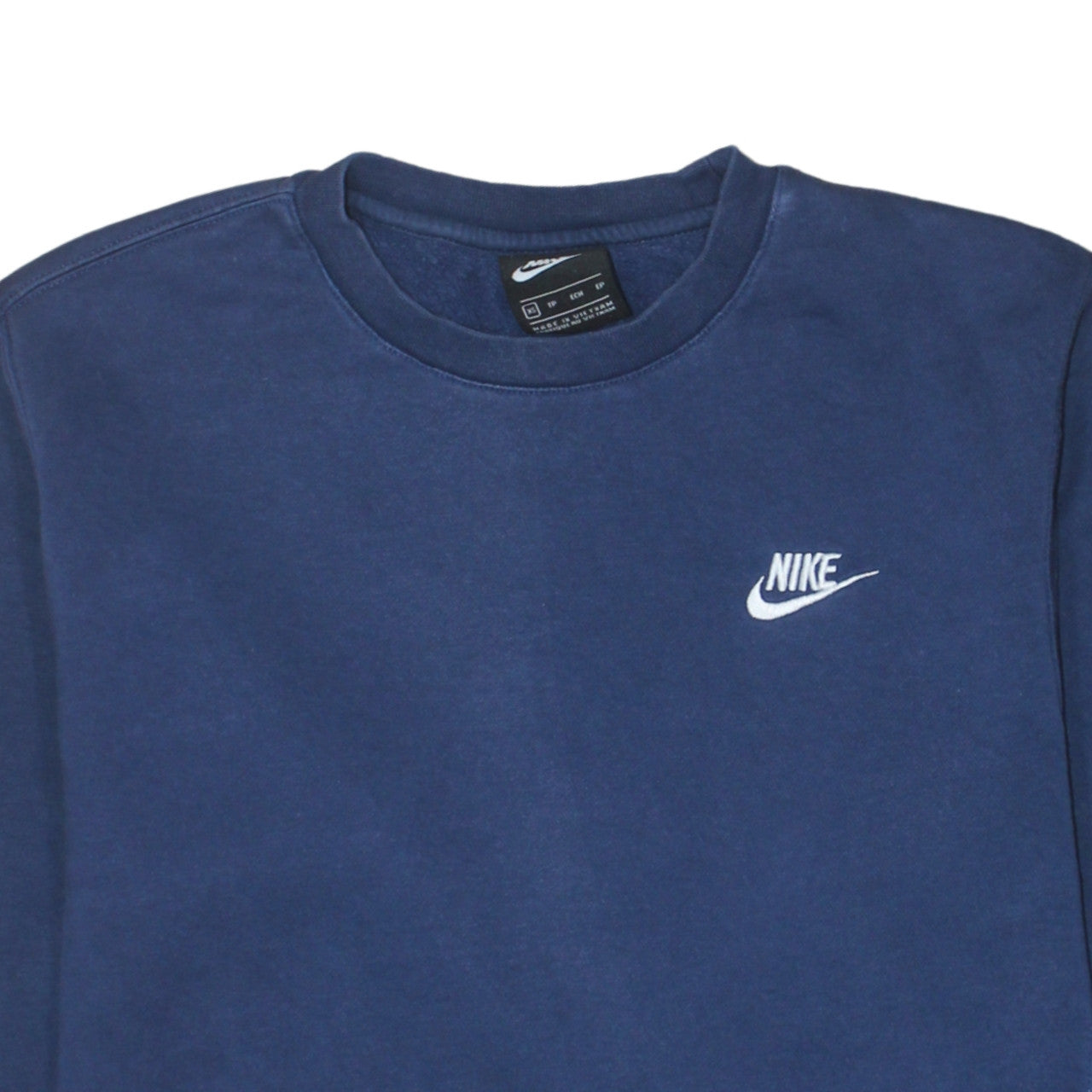 Nike Men's Blue XS Crew Neck Pullover Sweatshirt Logo Sportswear