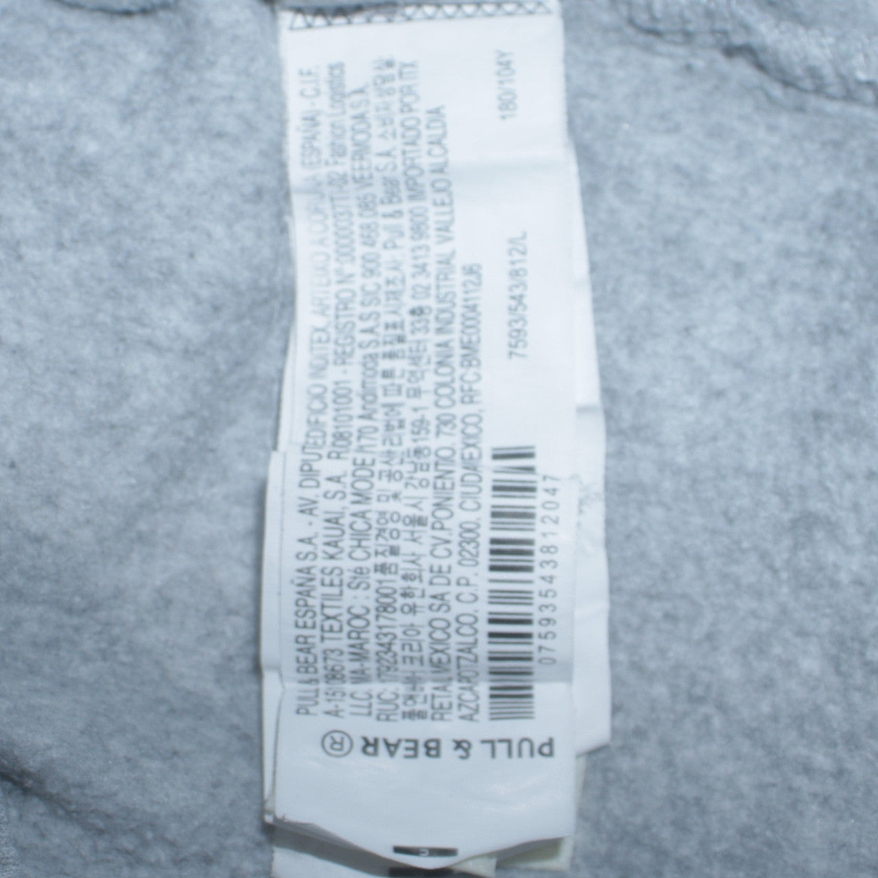Pull&Bear Men Grey New York Giants Logo Crew Neck Sweatshirt L