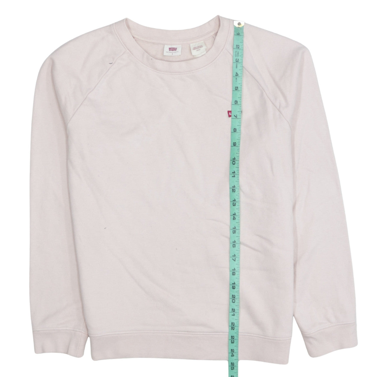 Levi's Women's Pink Crew Neck Pullover Sweatshirt Small