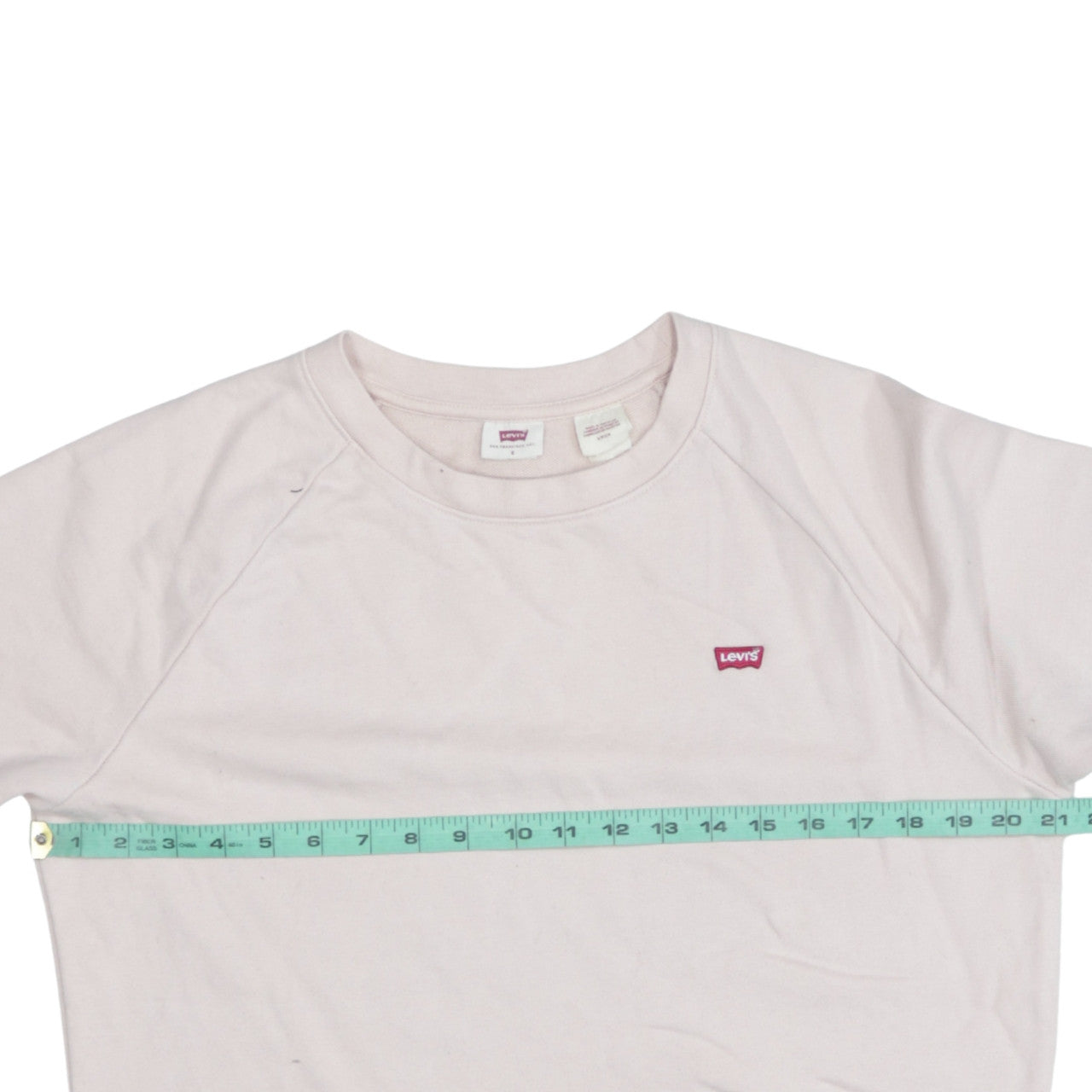 Levi's Women's Pink Crew Neck Pullover Sweatshirt Small