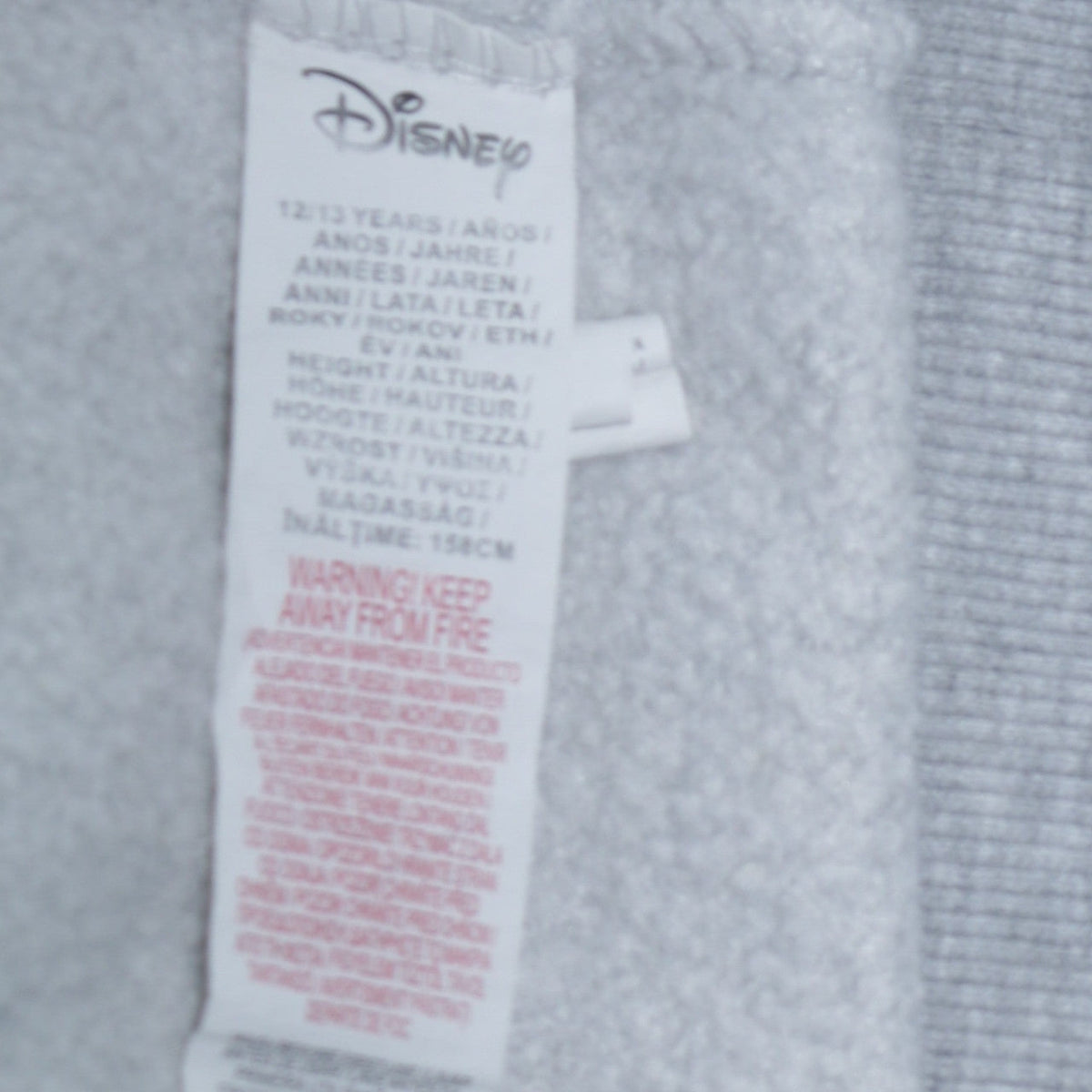 Disney at Primark Girls Grey Stitch Christmas Sweatshirt 12-13 Years