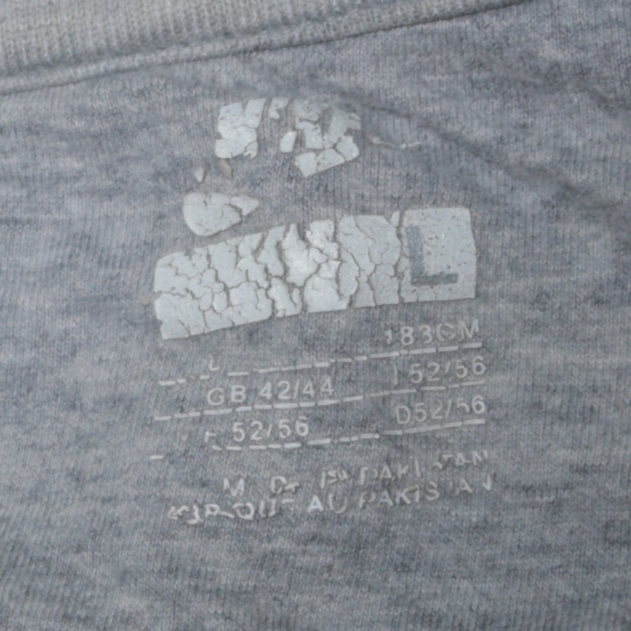 Nike Men’s Grey Crew Neck Pullover Sweatshirt Size L