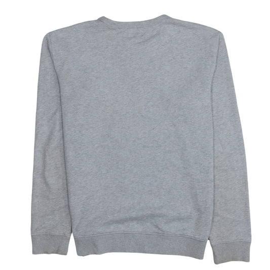 Lee Mens Grey Crew Neck Logo Sweatshirt Size L Regular Fit