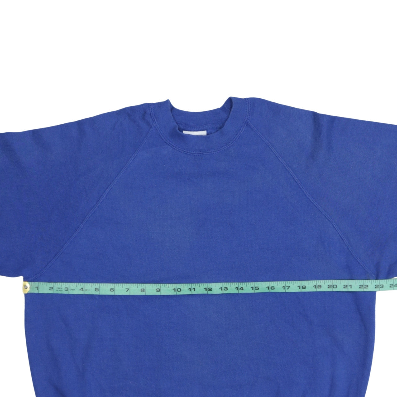 Russell Men's Blue Crew Neck Fleece Sweatshirt Medium Pullover
