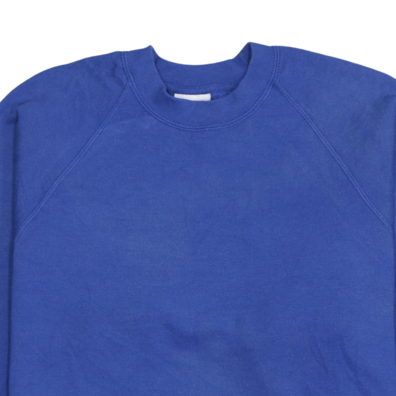 Russell Men's Blue Crew Neck Fleece Sweatshirt Medium Pullover
