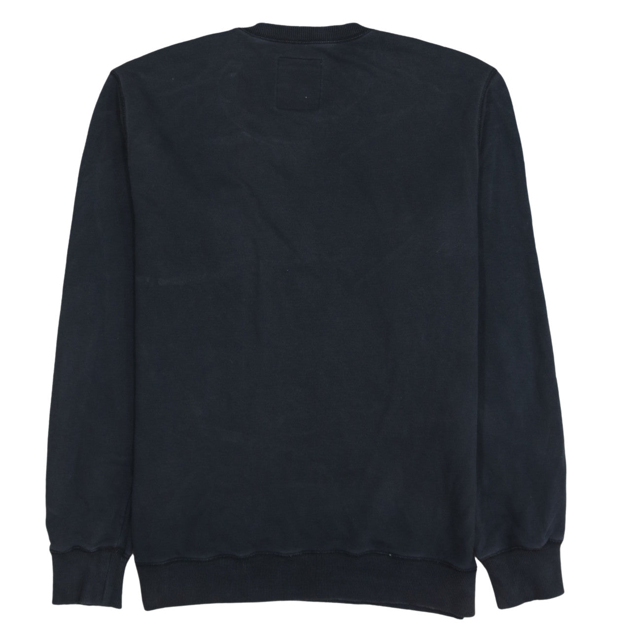 Diesel Mens Black Embroidered Logo Crew Neck Sweatshirt L