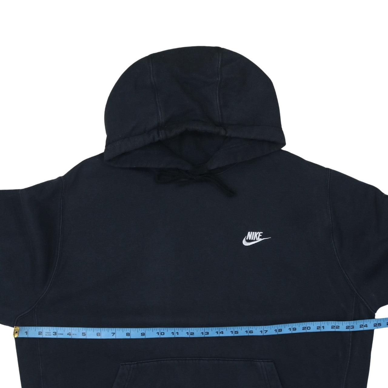 Nike Men's Black Pullover Hoodie Size L Fleece Logo Sportswear