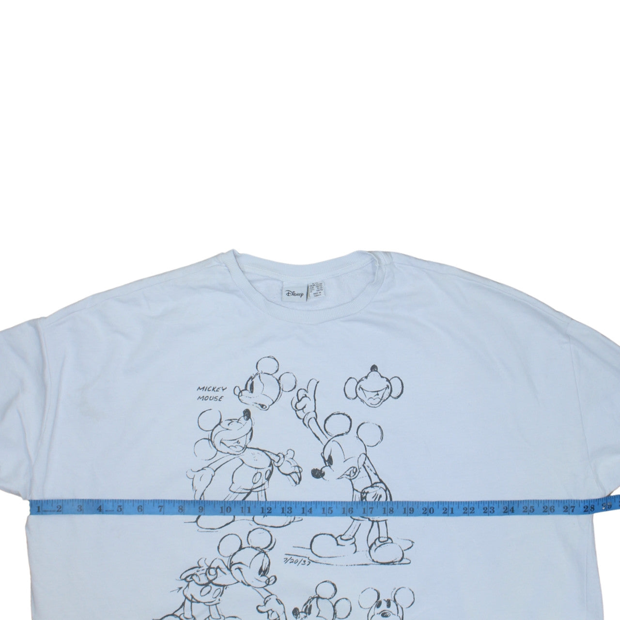 Disney Primark Womens White Mickey Mouse Sweatshirt Size 22/24