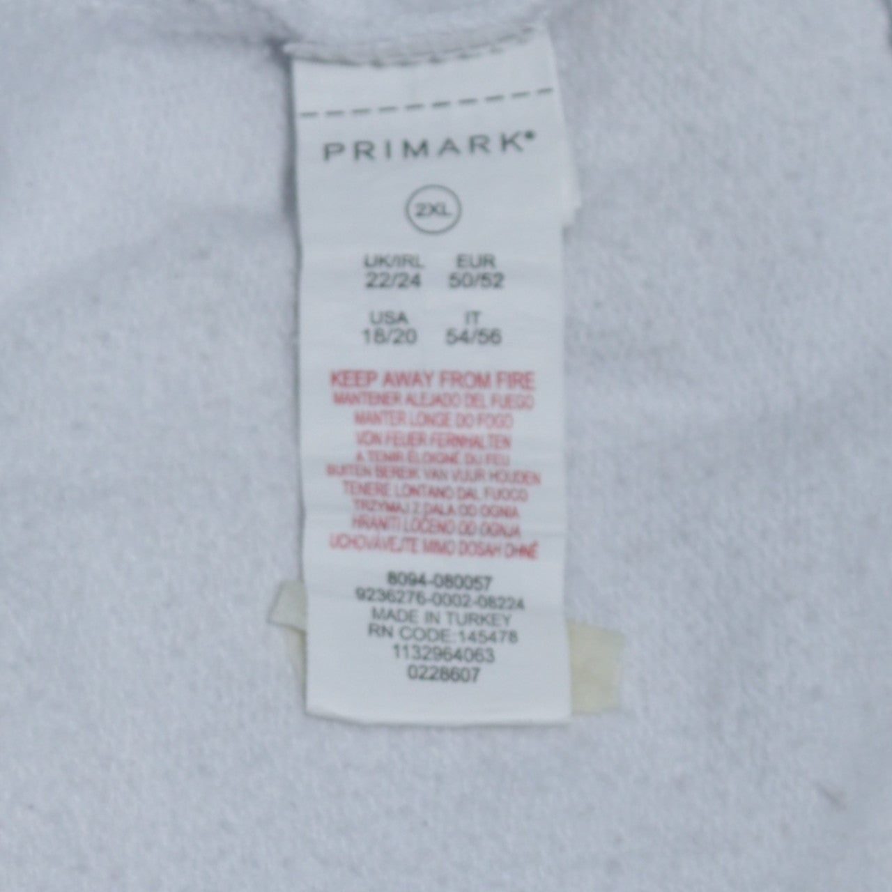 Disney Primark Womens White Mickey Mouse Sweatshirt Size 22/24