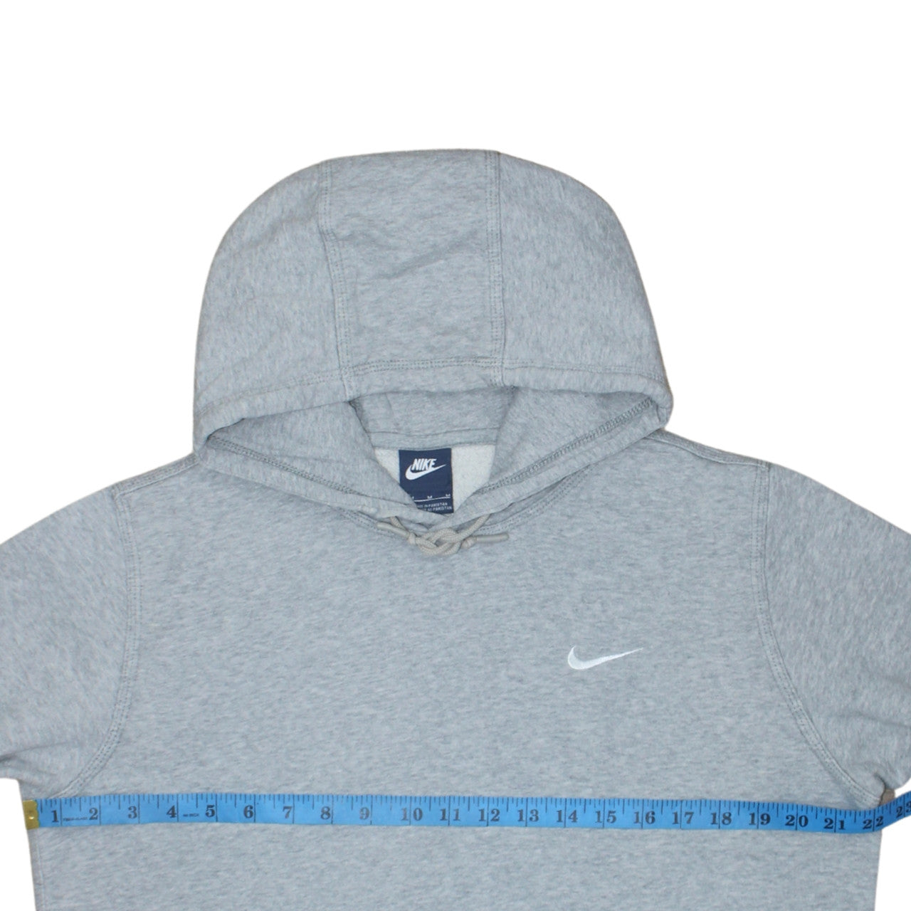 Nike Men's Grey Pullover Hoodie M Regular Fit Sportswear