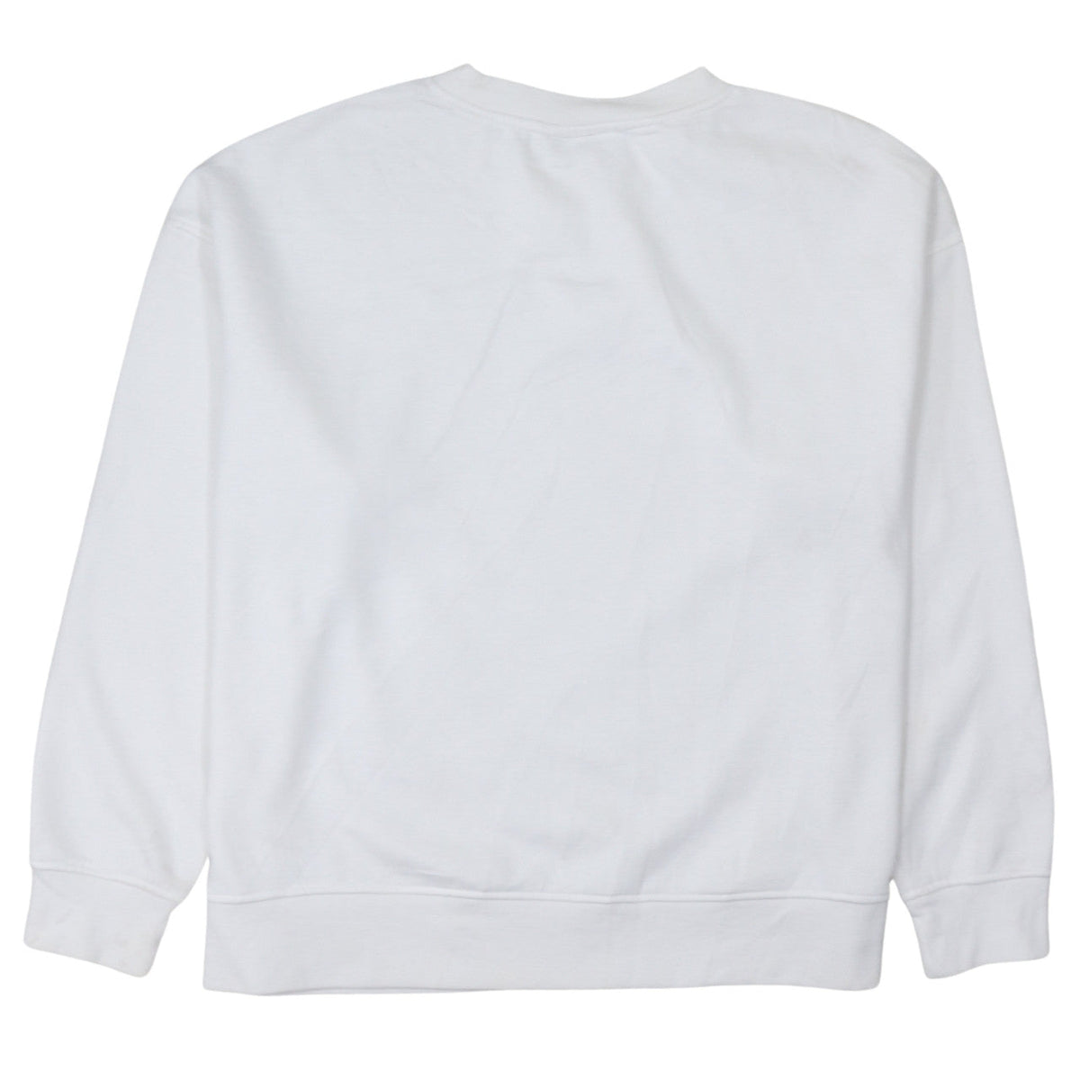 Disney Womens White Mickey Mouse Pullover Sweatshirt Size L 14/16