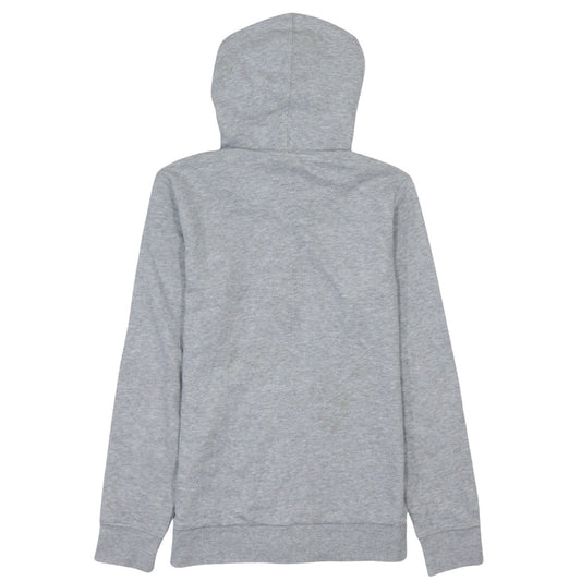 Champion Boys Grey Full Zip Hoodie 11-12 Years Logo Print Cotton Blend