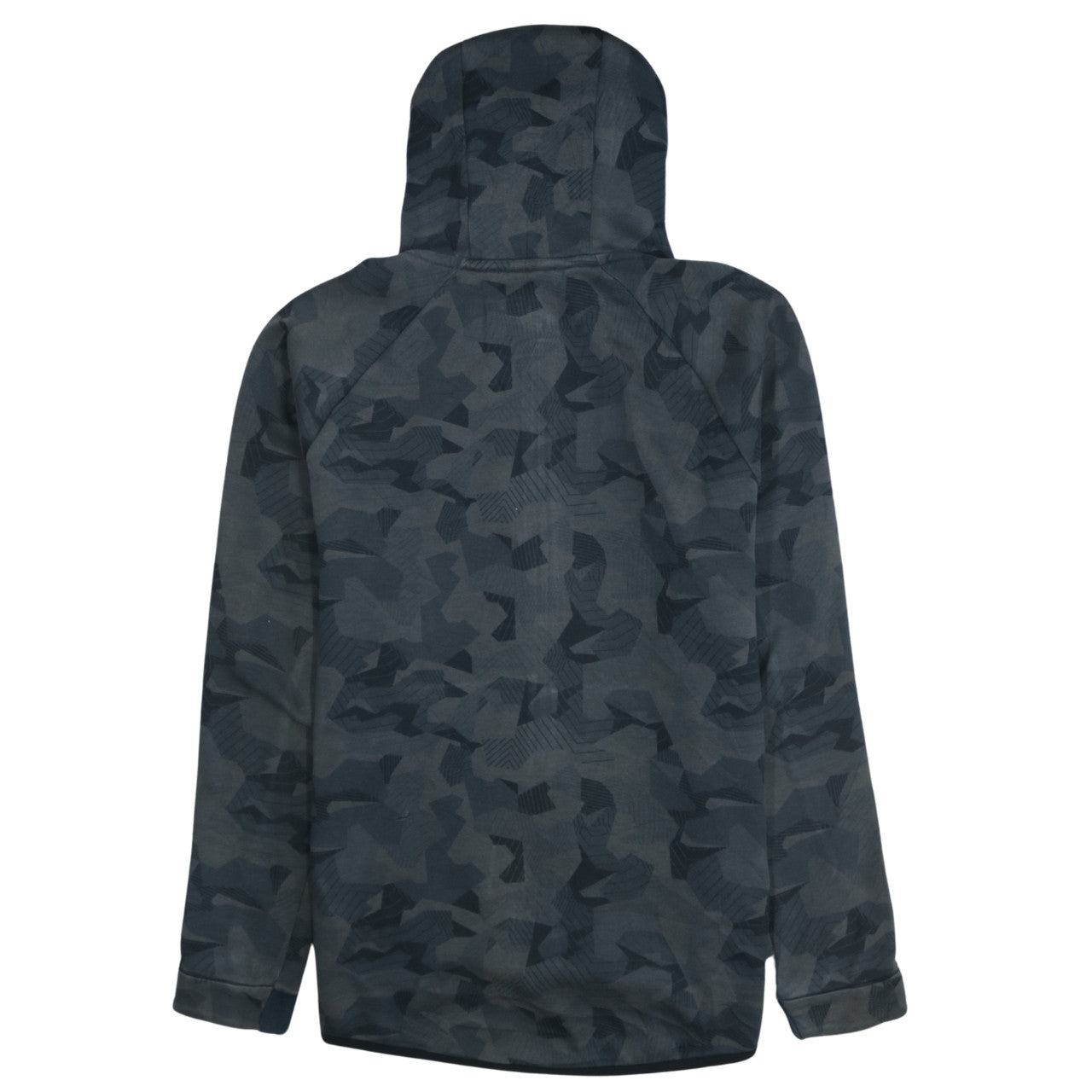 Nike Men's Grey Camouflage Full Zip Hoodie Size M
