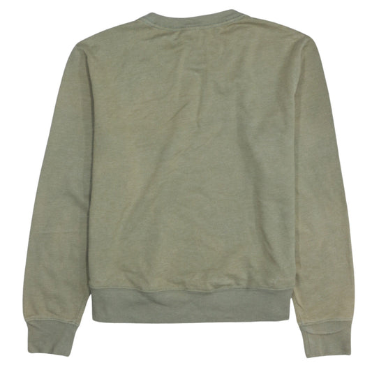 Calvin Klein Men's Green Logo Crew Neck Sweatshirt Size M
