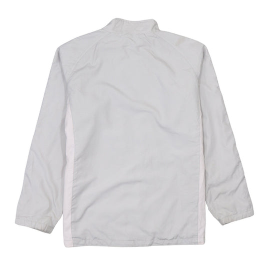 Fila Women White Full Zip Lightweight Sports Jacket Size L