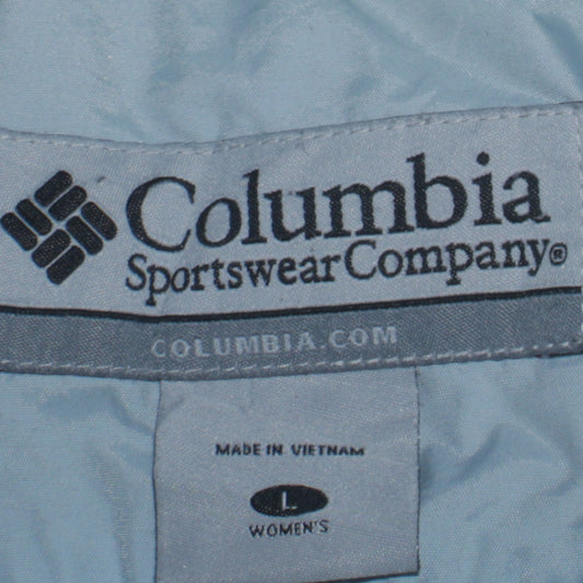 Columbia Women's Blue Waterproof Hooded Parka Jacket L