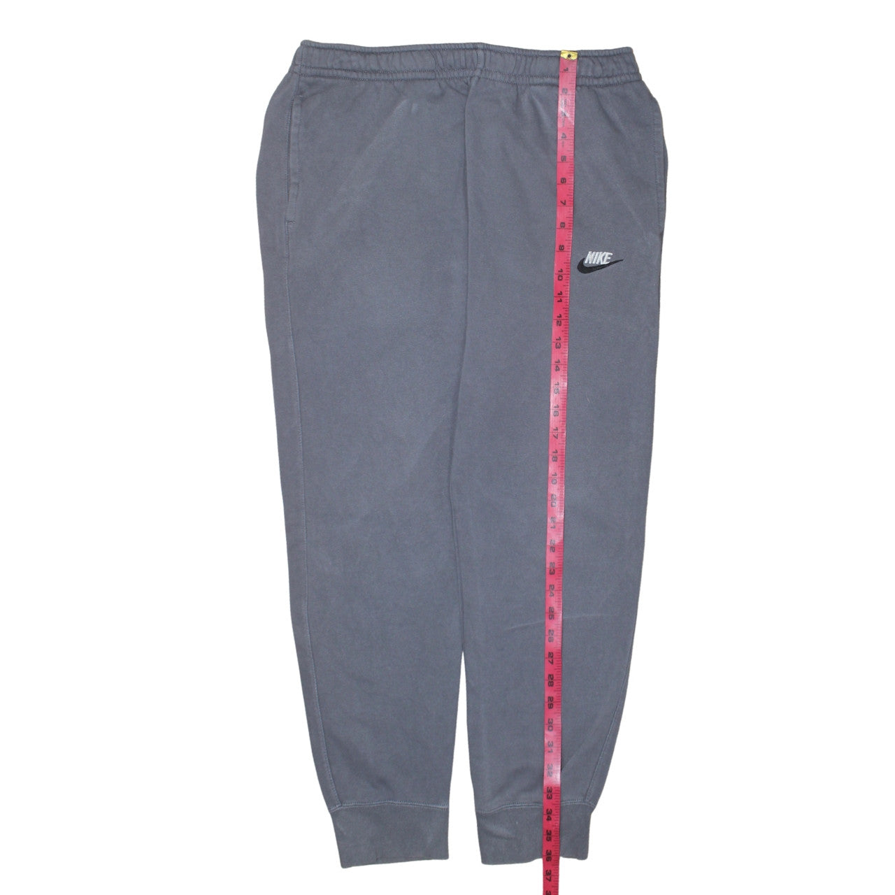 Nike Men's Grey Jogger Sweatpants M Regular Fit Fleece Activewear