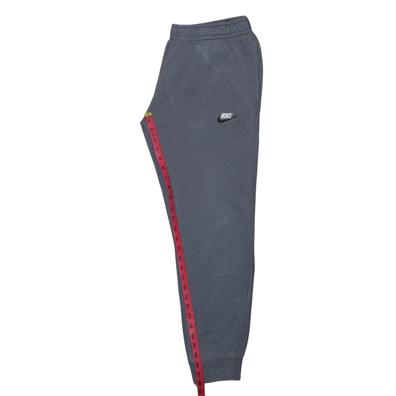 Nike Men's Grey Jogger Sweatpants M Regular Fit Fleece Activewear