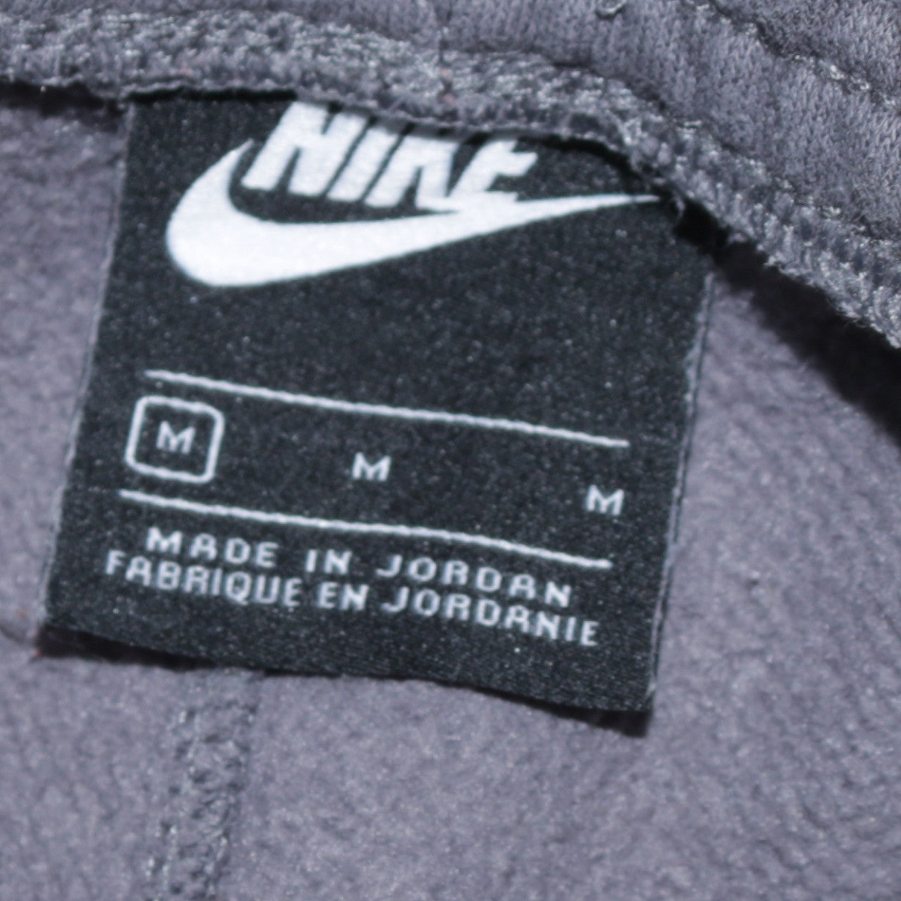 Nike Men's Grey Jogger Sweatpants M Regular Fit Fleece Activewear