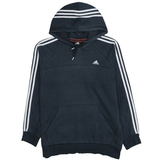 Adidas Mens Blue Pullover Hoodie L Essentials Sportswear
