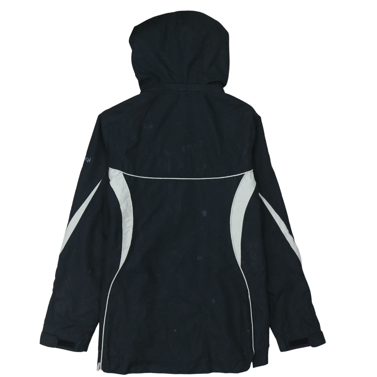 Toggi Womens Black Waterproof Hooded Rain Jacket Size 12