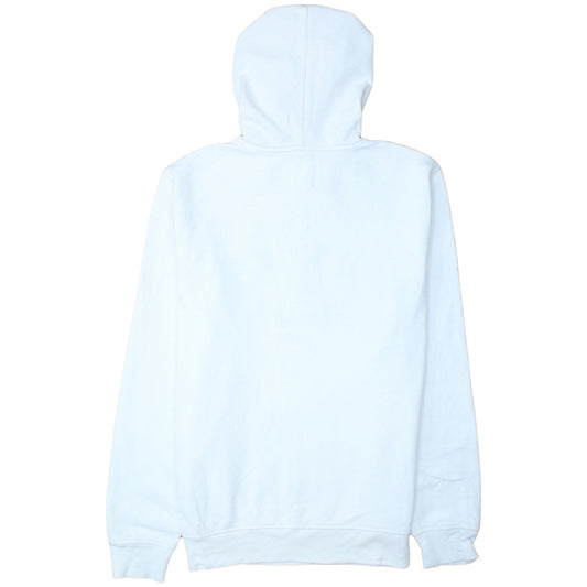 GAP Men’s White Logo Pullover Hoodie Fleece M Regular Fit