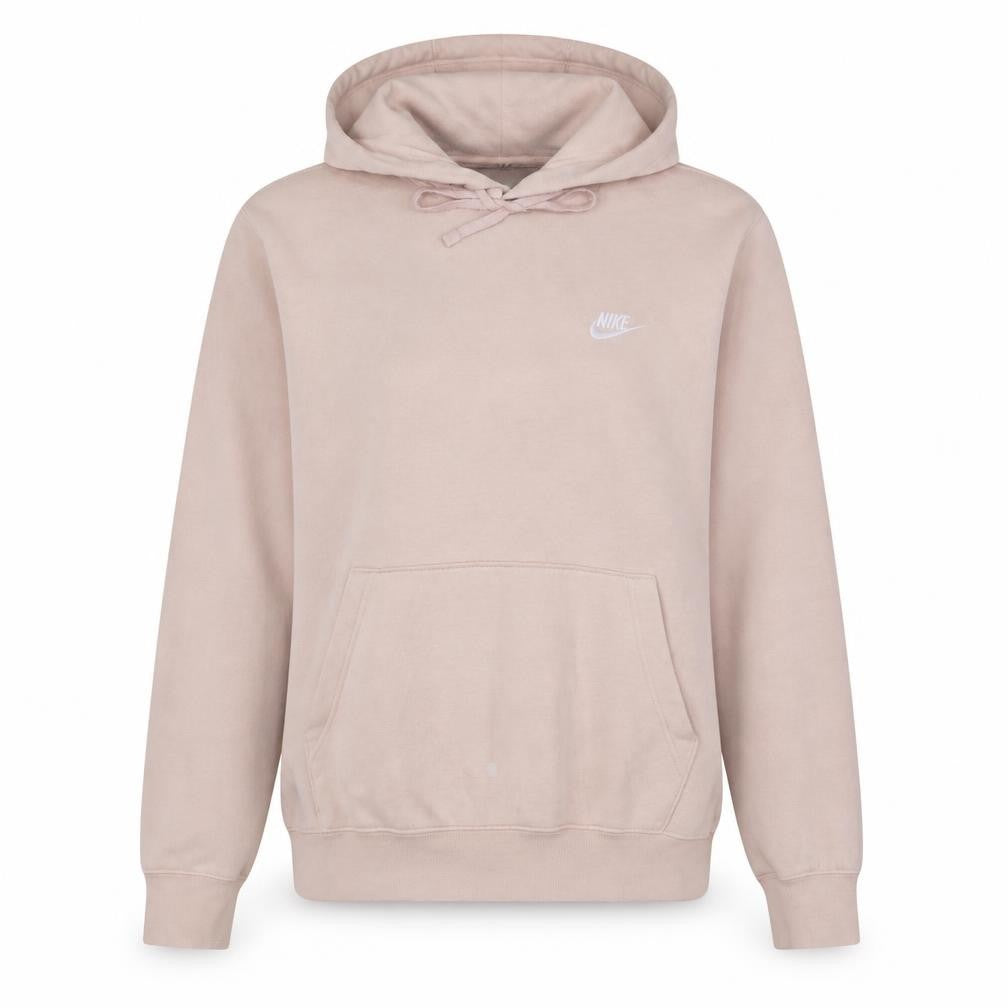 Nike Womens Beige Pullover Hoodie Size M 80% Cotton Classic Fit