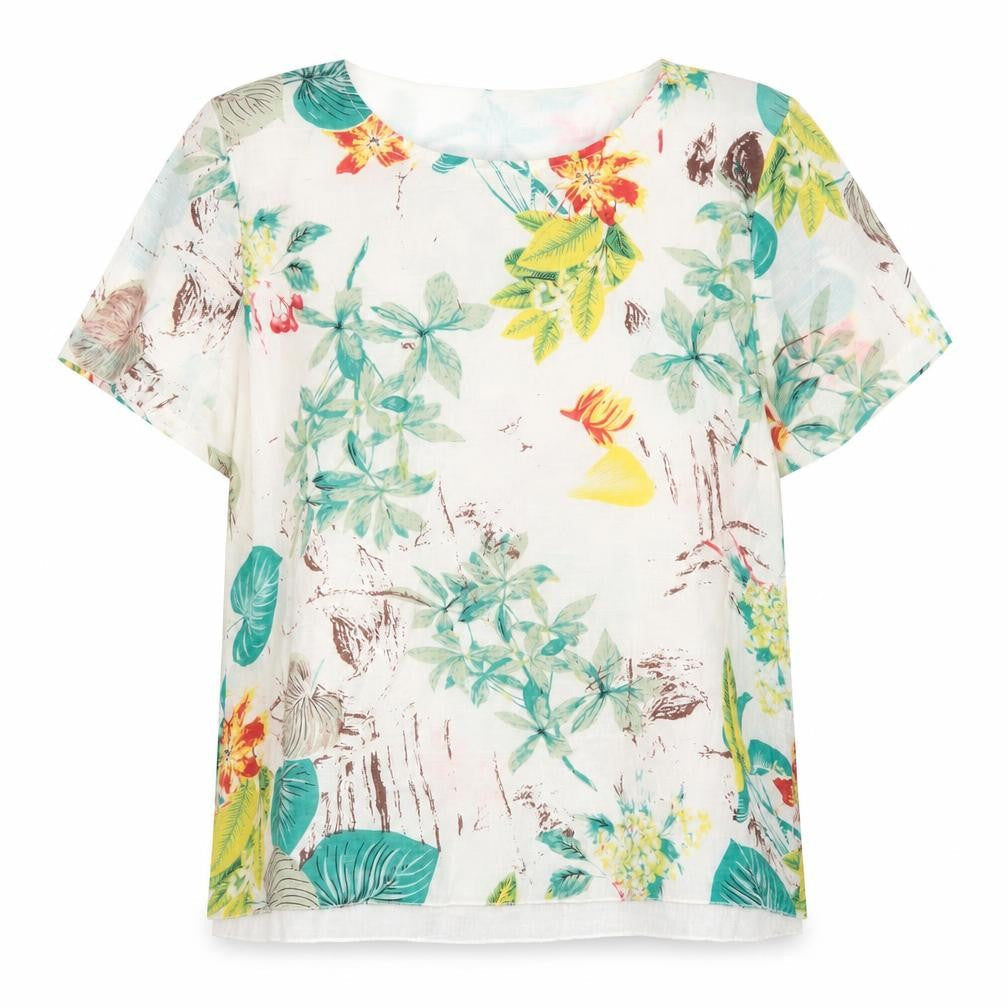 Gerard Women's Multicoloured Floral Tunic Blouse XL