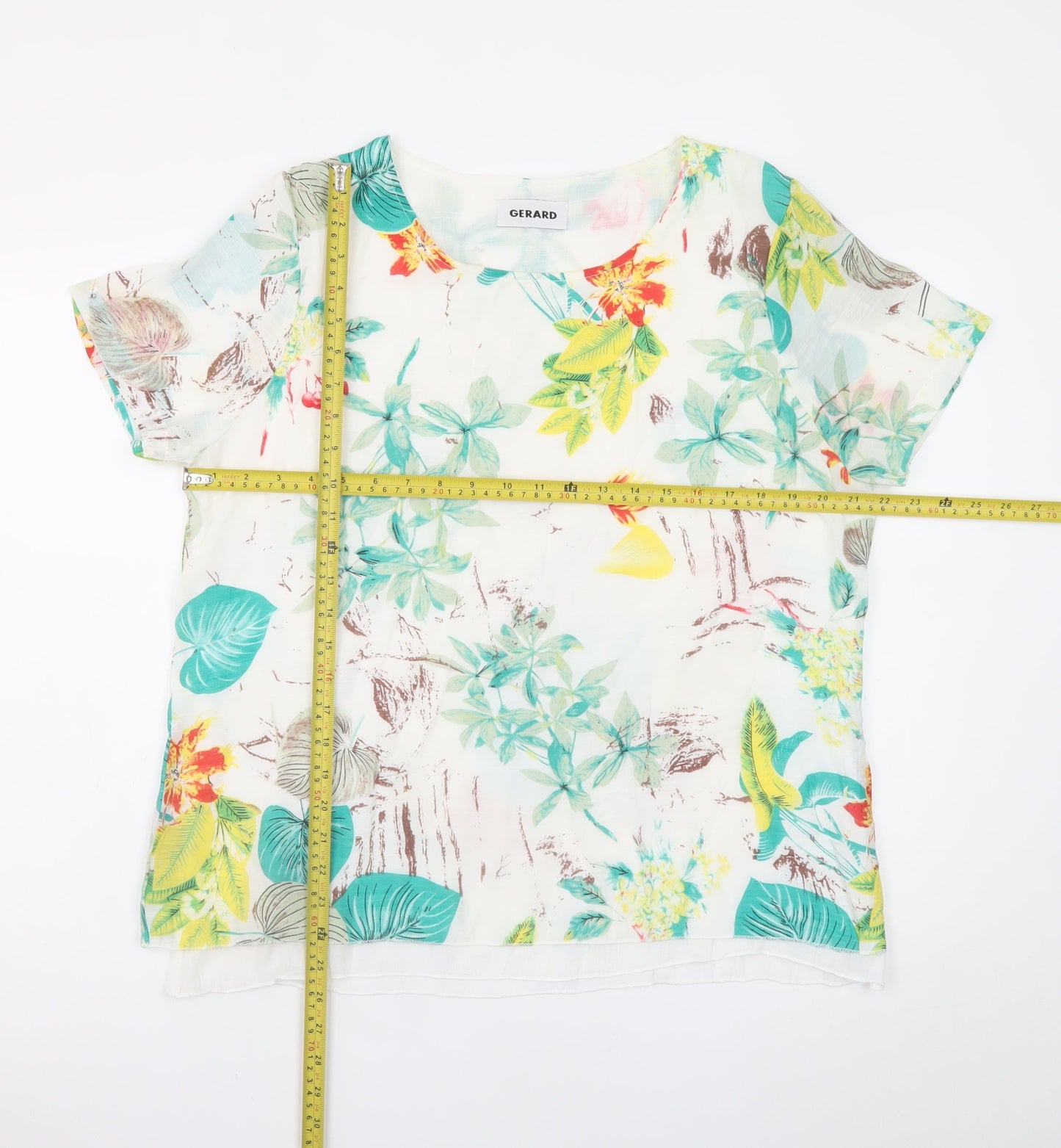 Gerard Women's Multicoloured Floral Tunic Blouse XL