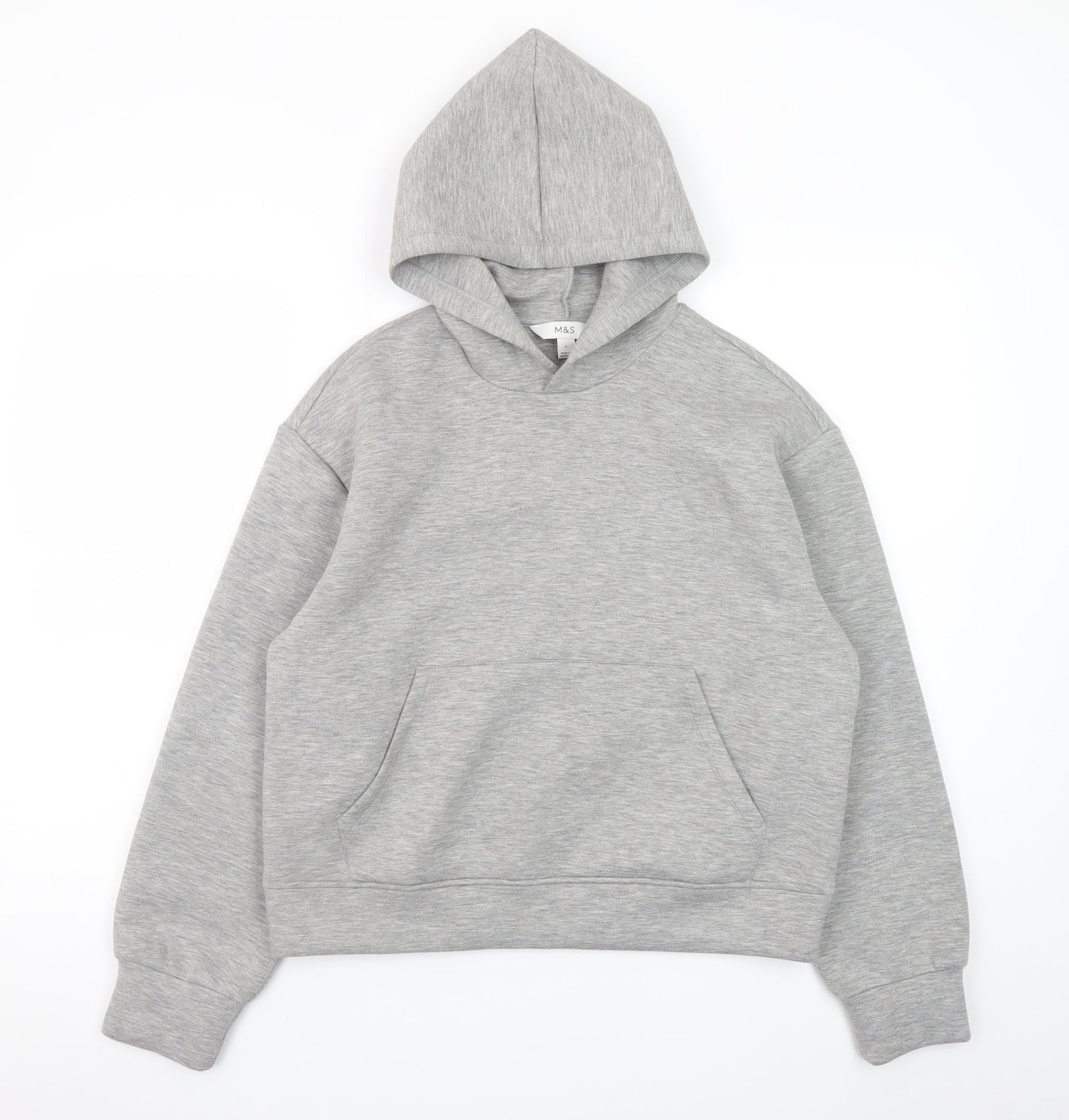 Marks and Spencer Men’s Grey Pullover Hoodie Small Regular Fit