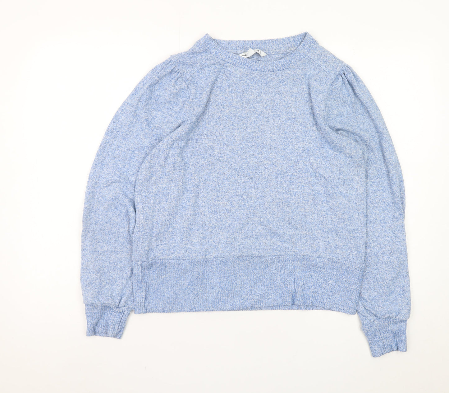 NEXT Women Blue Crew Neck Long Sleeve Pullover Jumper Size 14
