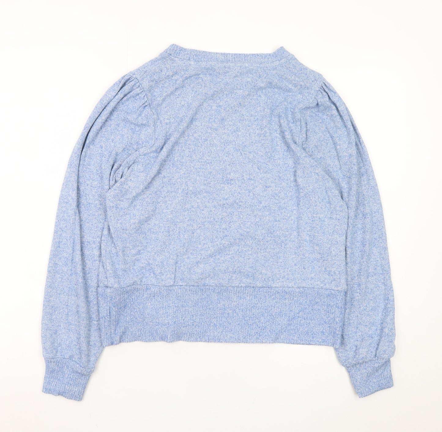 NEXT Women Blue Crew Neck Long Sleeve Pullover Jumper Size 14