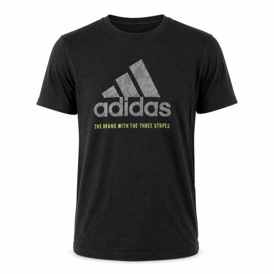 Adidas Men's Black Crew Neck Short Sleeve T-Shirt Size M